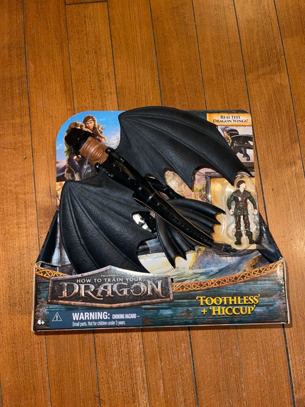 Toothless and Hiccup action figures
